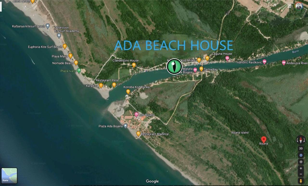 Cj Ada Bojana Beach House I Xxl Terracei Bbq I Betw Bridgebeach I Air Con Ulcinj Kültér fotó